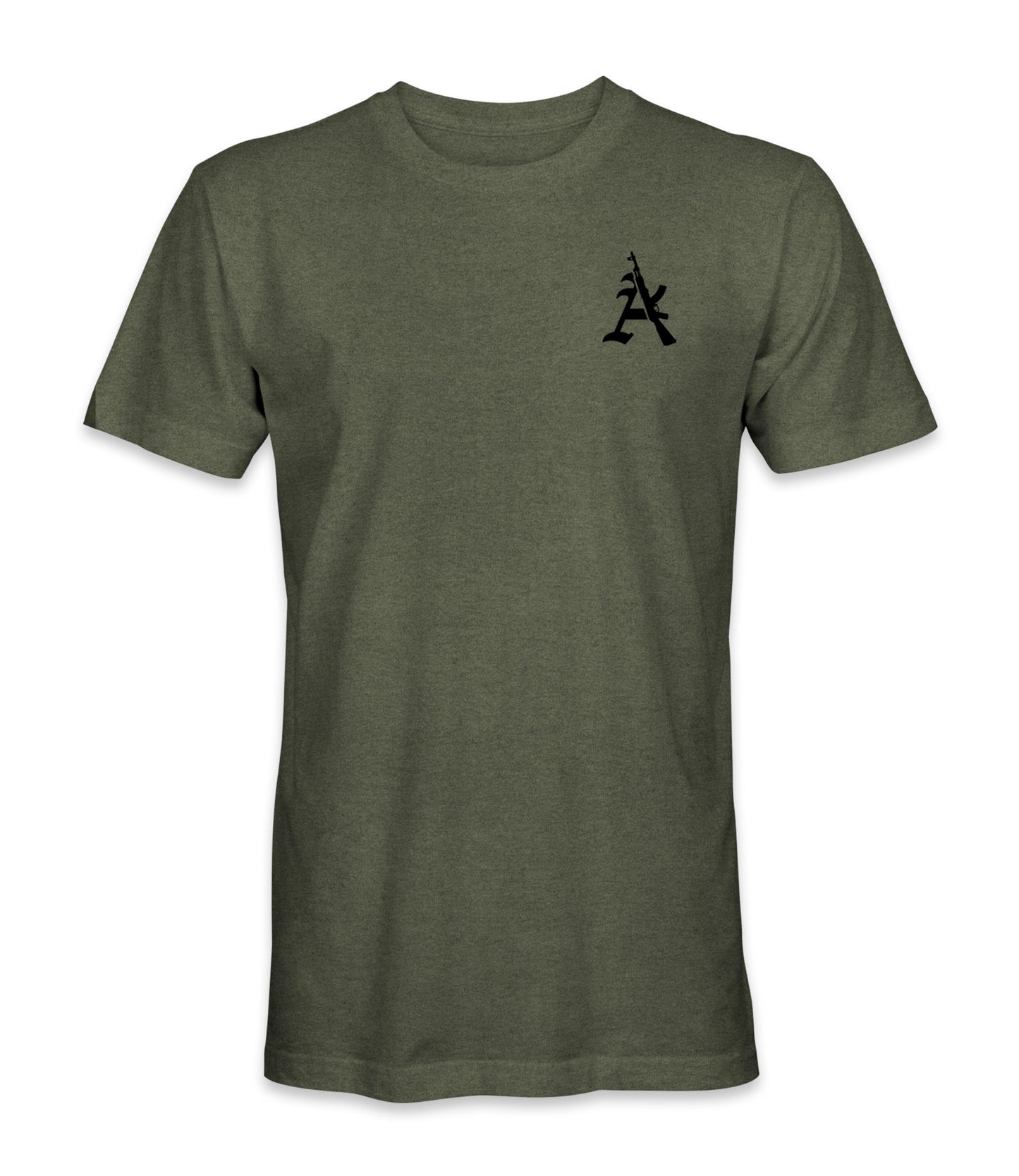 Round Back Logo - Military Green